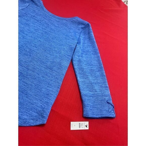 NWT T By Talbots Blue Sweater Top Blouse Size Medium New - Picture 8 of 8